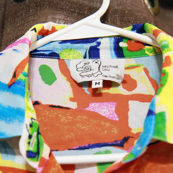 SOLD Super Fun Michael Leu blouse - Picture 2 of 6